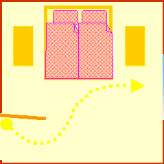 Bettposition nach den 5 Tieren